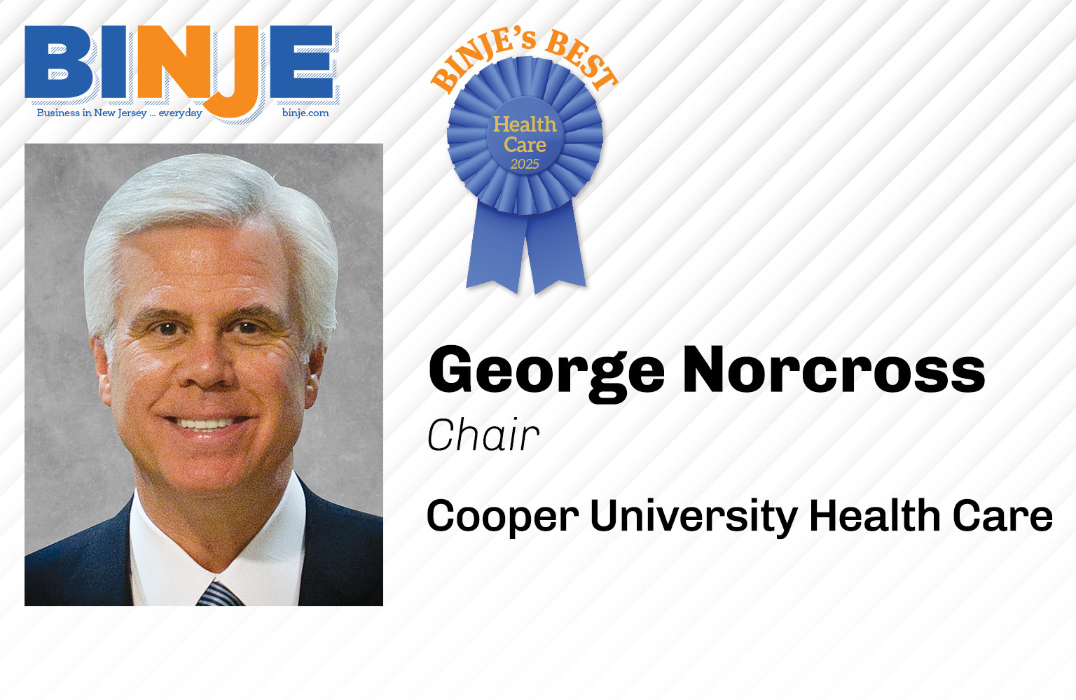 BINJE’s BEST Health Care 2025: Chairs - BINJE | New Jersey Business News