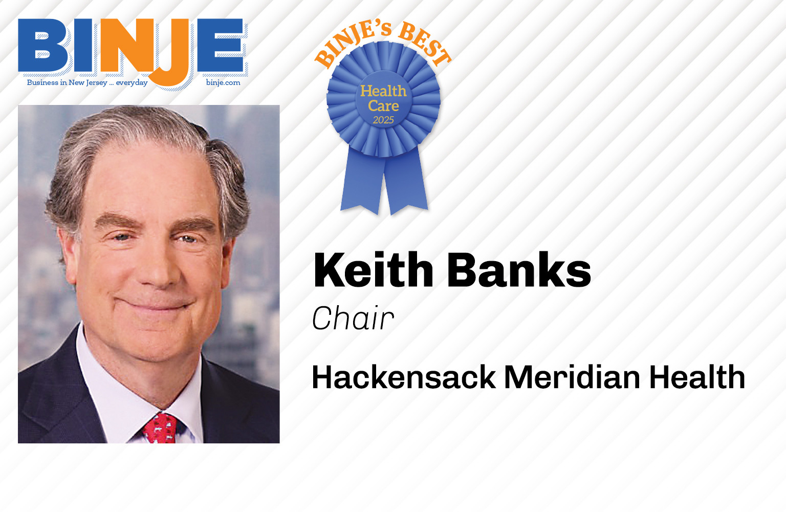 BINJE’s BEST Health Care 2025: Chairs - BINJE | New Jersey Business News