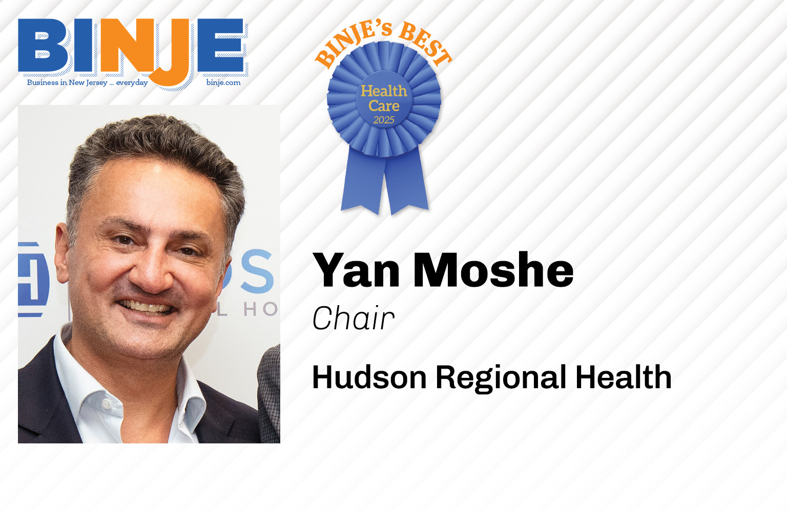 BINJE’s BEST Health Care 2025: Chairs - BINJE | New Jersey Business News
