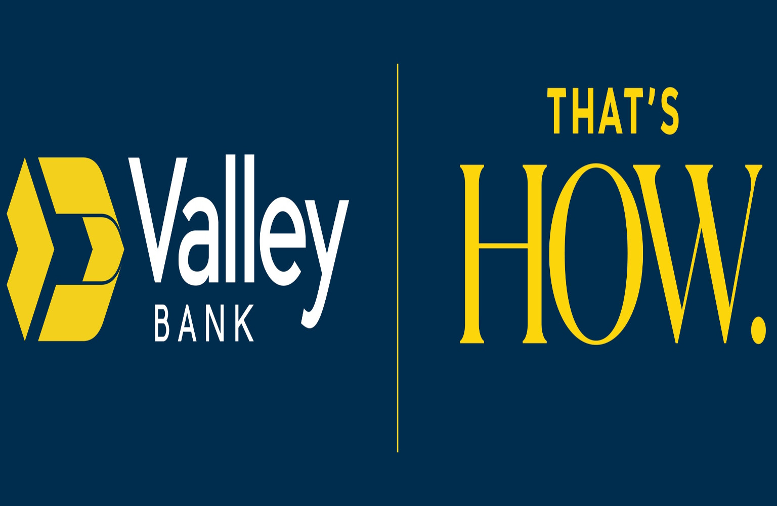 Valley Bank launches 'That’s How' campaign, - BINJE | New Jersey ...